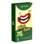 Produktabbildung: Dams Mint – Minzaroma Lecktücher (6 Tücher) 6 St