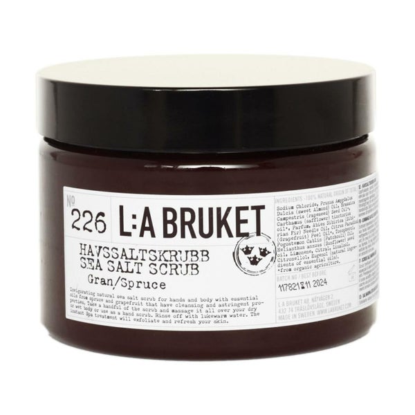 L:A Bruket, 226 Sea Salt Scrub Spruce