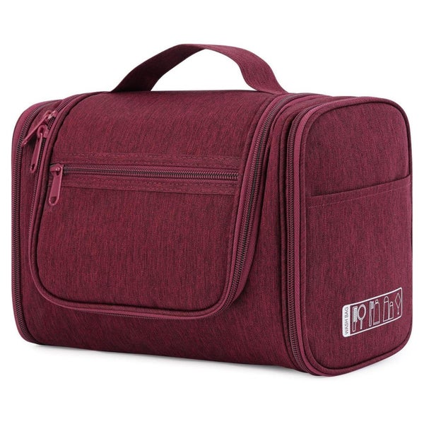 Waschtasche Groß Kulturtasche Kulturbeutel Damen Herren Rot 1 St