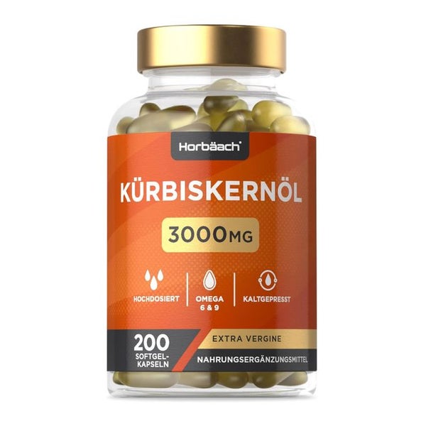Horbaach Kürbiskernöl Kapseln 200 St