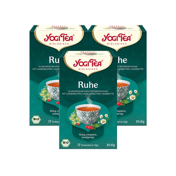 Yogi Tea - Ruhe Bio Kräutertee | 3 x 30,6g 3x17 St