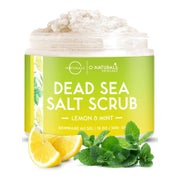NATURALS Körperpeeling Body Scrub Lemon Mint - Natürliches Körperpeeling mit Totem Meer Salz 510 g