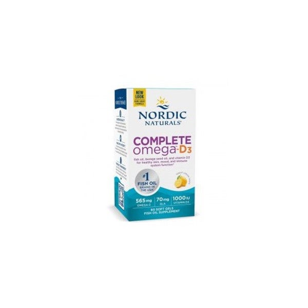 Komplettes Omega-D3 565 mg Zitrone, Weichkapseln 120 St