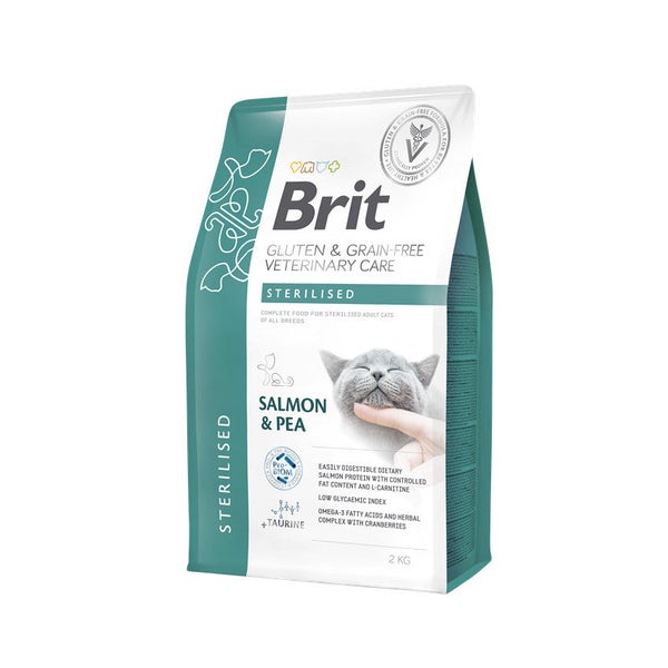 Brit Grain-Free Veterinary Diets - Cat - Sterilised 2,04 kg