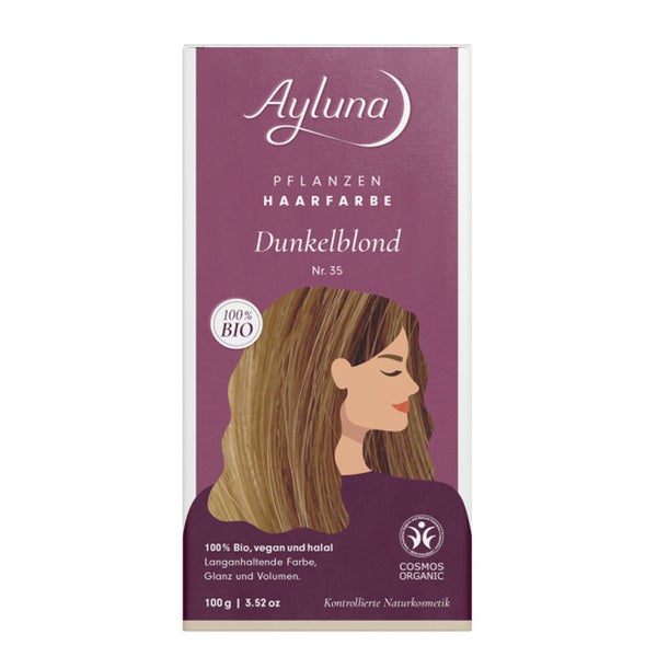 Ayluna Pflanzenhaarfarbe Dunkelblond Nr. 35 Bio 100 g