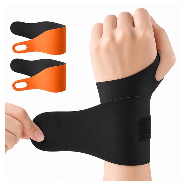COOL-i Handgelenkbandage Schwarz ultradünn 1 St