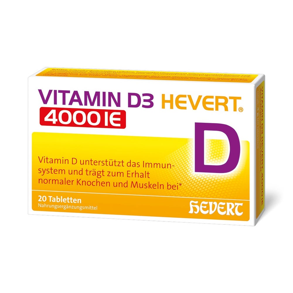 Vitamin D3 Hevert 4000 I.e. Tabletten 20 St