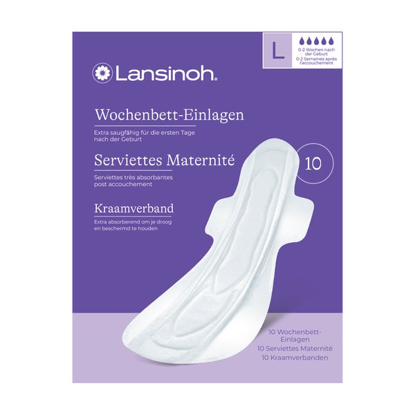 Lansinoh Wochenbett-einlagen 0-2 Wochen 10 St. 10 St