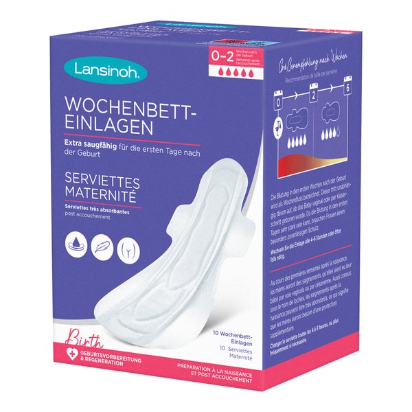 Lansinoh Wochenbett-einlagen 0-2 Wochen 10 St. 10 St