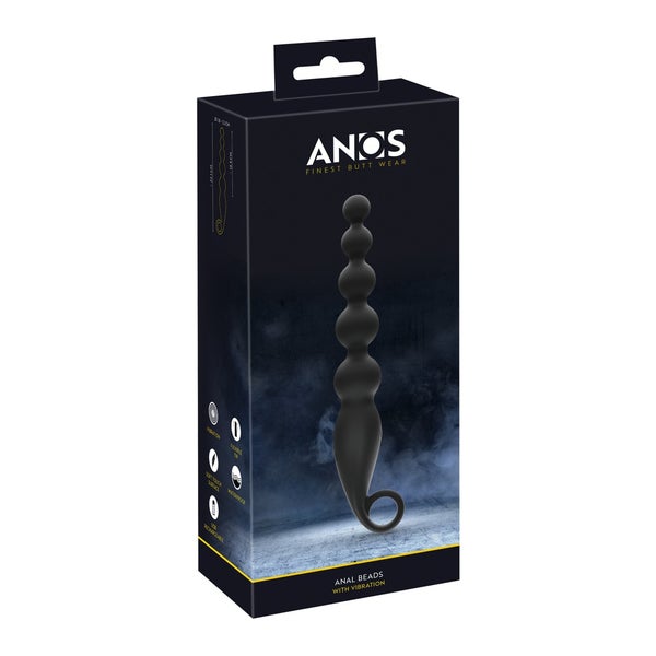 ANOS - Vibro-Analperlen mit flexibler Spitze 1 St