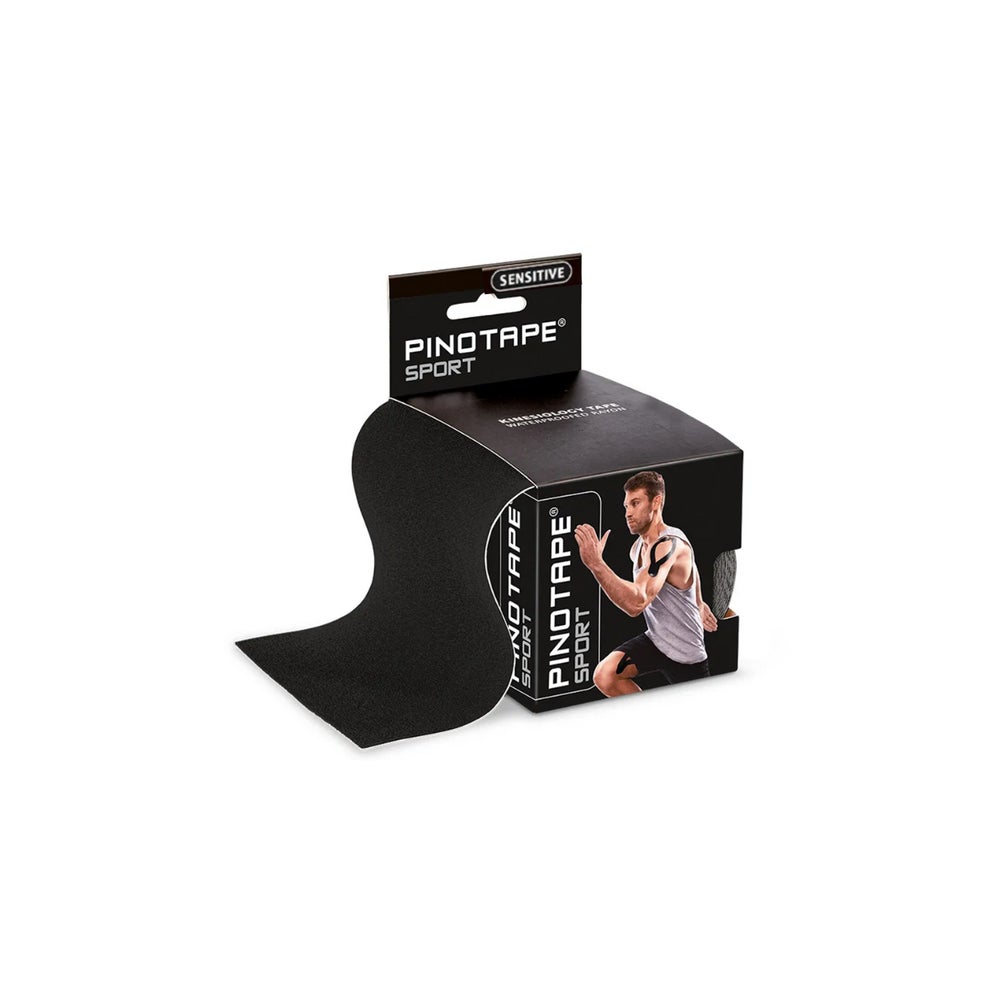 Pinotape Sport Sensitive Kinesiologie Schwarz 10 cm x 5 m - XXL 5 m
