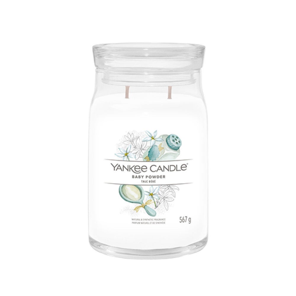 Yankee Candle Baby Powder Signatur Kerze 567 g 1,51 kg