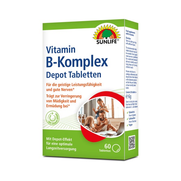 SUNLIFE® Vitamin B-Komplex Depot Tabletten 34,8 g