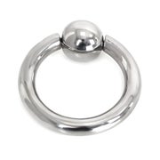 XX-DREAMSTOYS - Penisring "Hex" aus Stahl mit Kugel 1 St