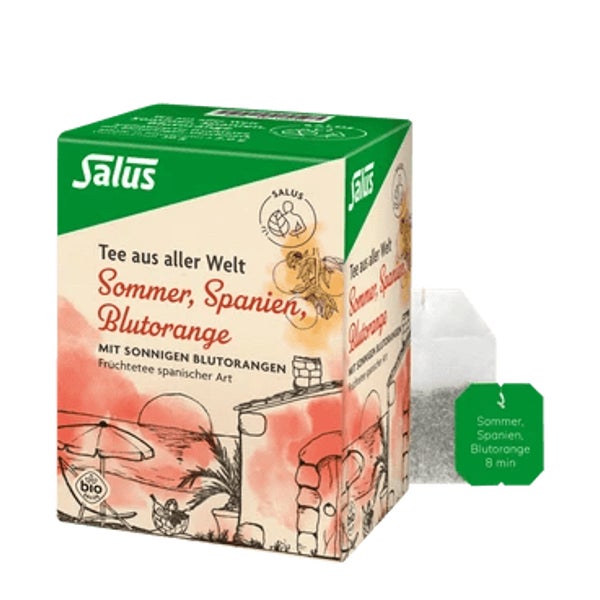 Sommer Spanien Blutorange Bio Salus Filterbeutel 15 St