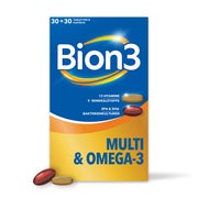 Produktabbildung: Bion3 Multi+omega-3 Kombipackung 30 Tabl.+30 Kaps. 2X30 St