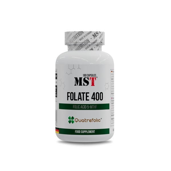 MST Nutrition® FOLATE 400 Quatrefolic® (folic acid (5-mthf)) 180 St