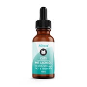 Avitava - CBD Vollspektrum Tropfen 3% (300mg) für Katzen mit Lachsöl, THC-frei 10 ml