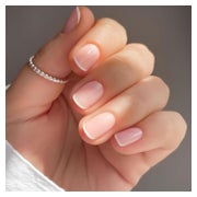 Künstliche Nägel 24 Stück rosa French Tips kurz eckig selbst 1 St