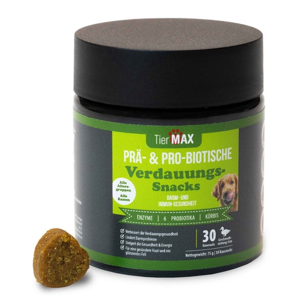 Tiermax Prä- & probiotische Verdauungssnacks 60 St