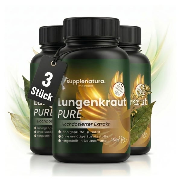 supplenatura® Lungenkraut Kapseln - 400mg hochdosierter Lung 600 St