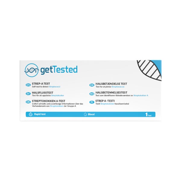 GetTested Streptokokken-A-Test 1 St