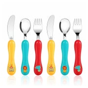 Kinderbesteck Set 6teilig Edelstahl Löffel Gabel 1 St