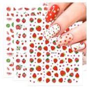 Nagelsticker selbstklebend 10 Blatt Sommerfrüchte Erdbeere Z 1 St