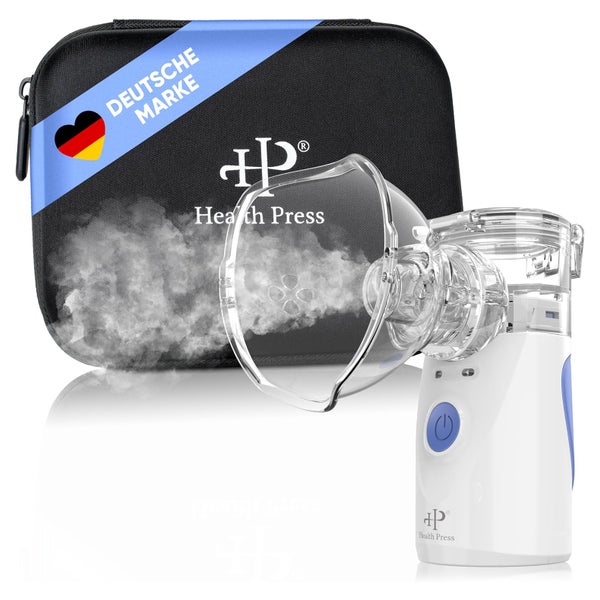 Health Press® Inhalationsgerät – Tragbarer, Reisetauglicher Inhalator für Erwachsene & Kinder 1 St