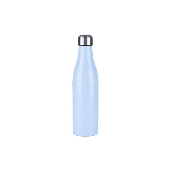 Kelomat Isolier Trinkflasche Hellblau 0,5 Liter Edelstahl beschichtet