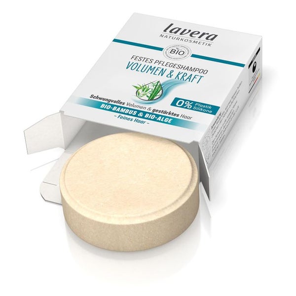 lavera Festes Pflegeshampoo Volumen & Kraft 50 g