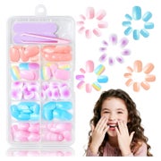 Nägel 120 Mädchen Aufkleben 5 Style Jelly Kleber Cute Color 1 St
