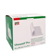 Vliwazell Pro Superabsorb.kompr.steril 10x20 Cm 10 St
