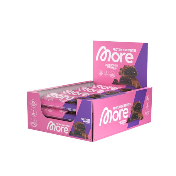 More Nutrition Protein Satisbites 12 x Dark Cookie Crumble 2 St