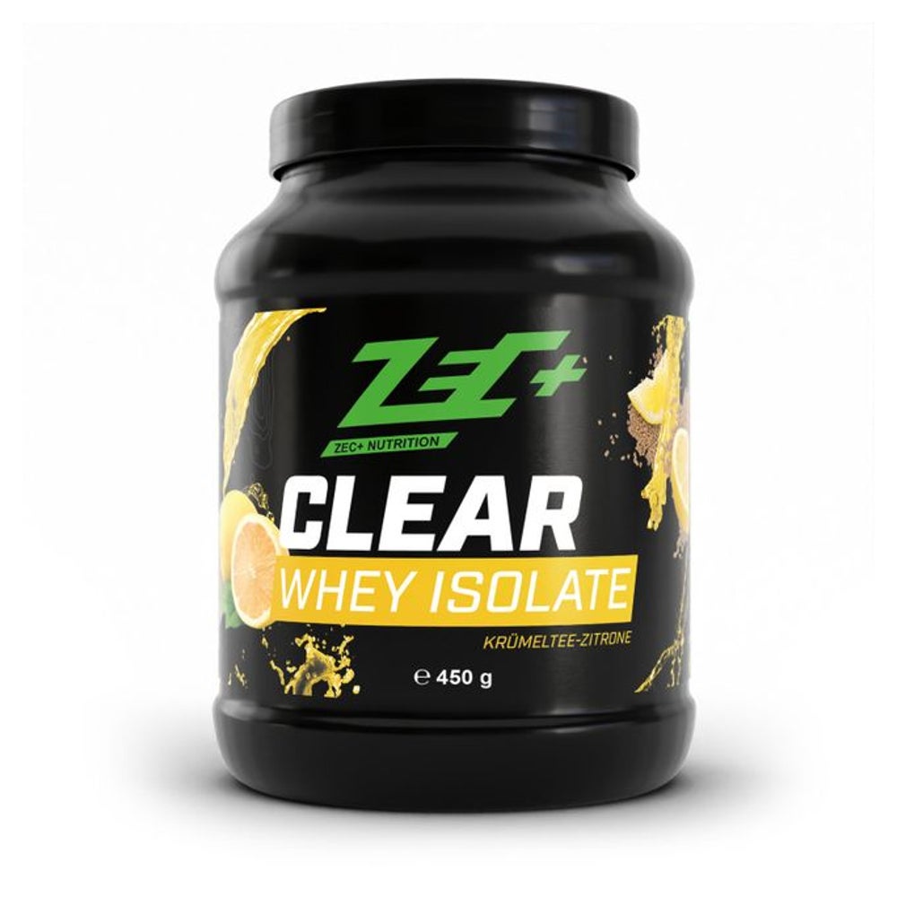ZEC+ CLEAR WHEY ISOLATE Protein/ Eiweiß Krümeltee-Zitrone 450 g
