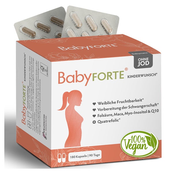 BabyFORTE Kinderwunsch ohne Jod 180 St