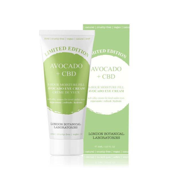 Lbl Grenzüberschreitende Ausgabe Avocado + Cbd 8-Stunden Feuchtigkeit Füllen Augentropfen 20 ml
