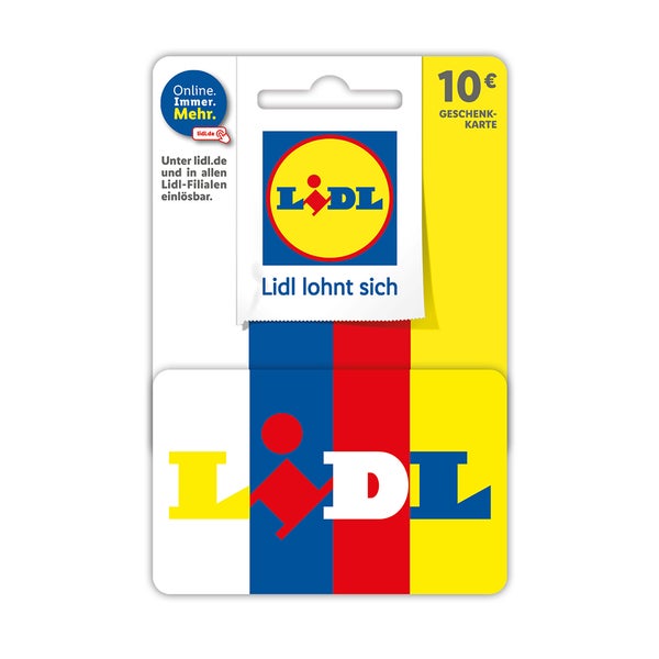 Die Lidl-Geschenkkarte