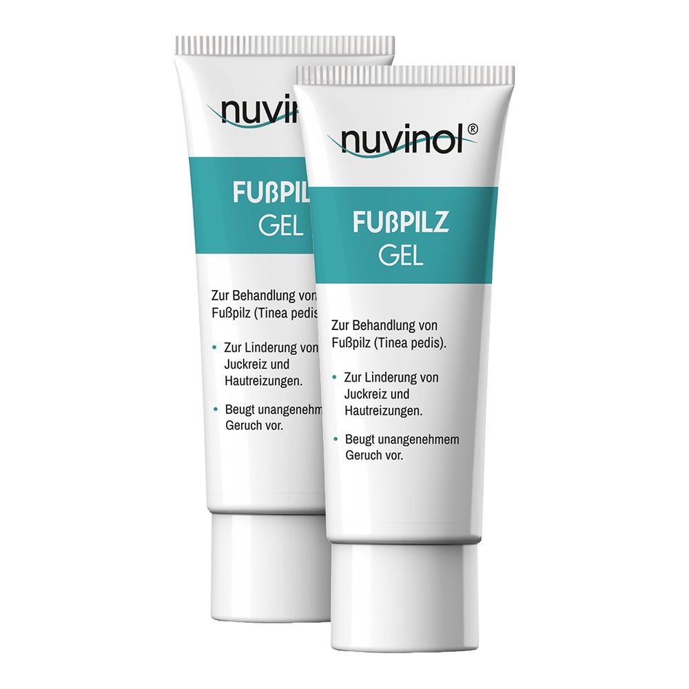 Doppelpack Nuvinol Fußpilz Gel Mit Urea 2X30 ml