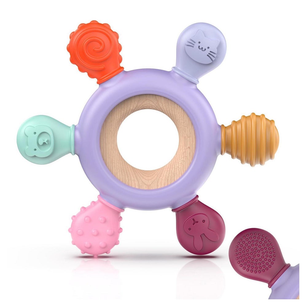Beißring Baby Silikon BPA frei Zahnungshilfe 1 St