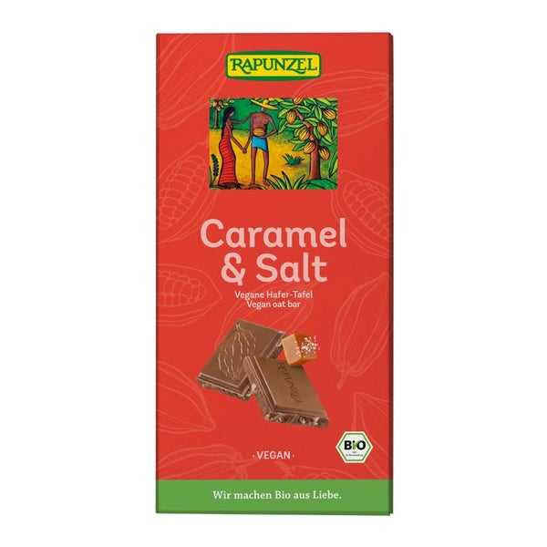 Rapunzel - Caramel & Salt vegane Hafer-Tafel 100 g