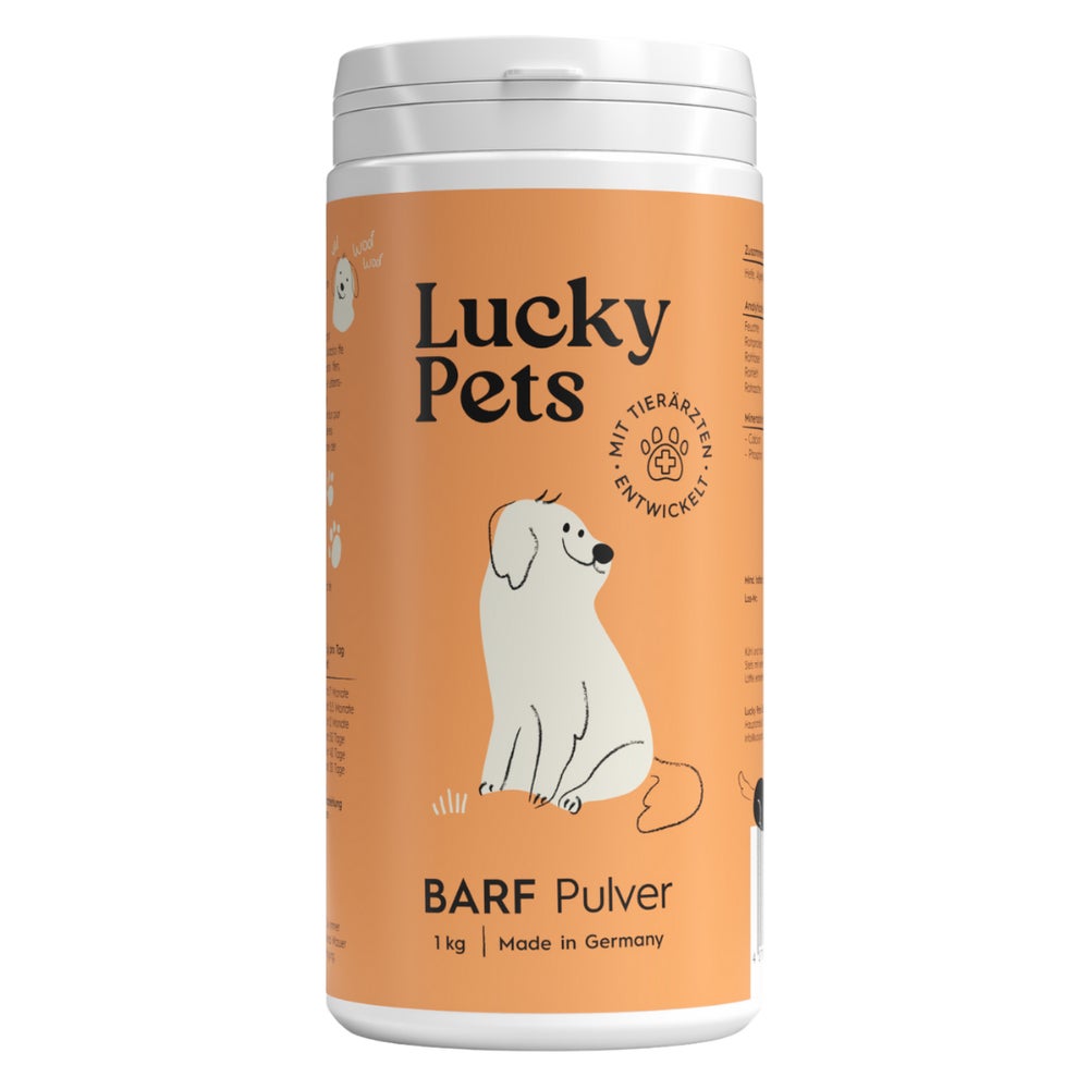 Lucky Pets Barf Pulver für Hunde 1000 g