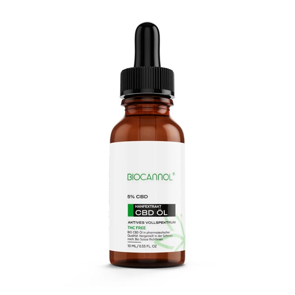 Biocannol® 5% Premium Vollspektrum CBD Öl 10 ml THC-frei 10 ml