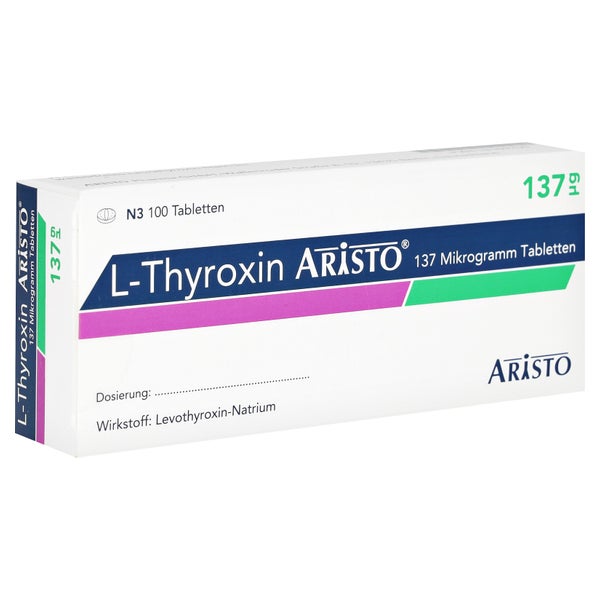 L-thyroxin Aristo 137 Mikrogramm Tabletten 100 St