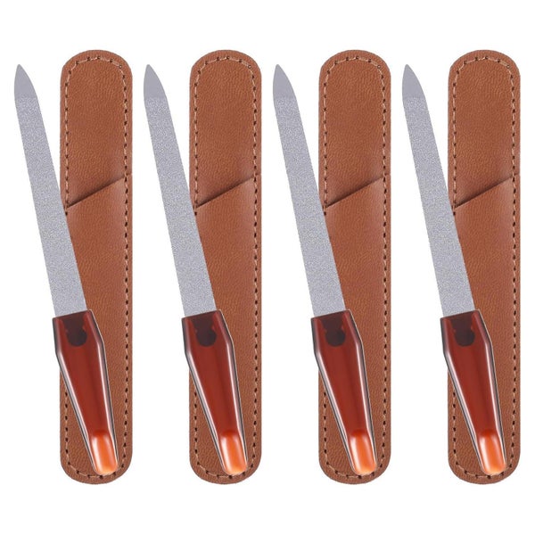 Nagelfeile Set 4-teilig Metallfeile Maniküre Pediküre Werkze 1 St