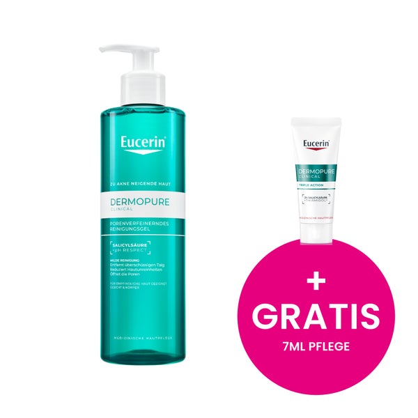Eucerin DermoPure Clinical Porenverfeinerndes Reinigungsgel 400 ml