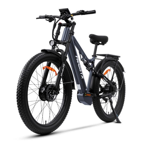 Hedatx TX29 Vollfederungs-E-Bike mit 48V 19,2Ah Akku,Schwarz 1 St