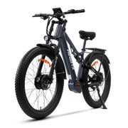 Hedatx TX29 Vollfederungs-E-Bike mit 48V 19,2Ah Akku,Schwarz 1 St