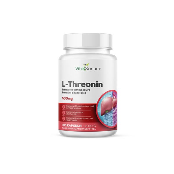 VitaSanum® - L-Threonin 2000 mg 100 Kapseln  St