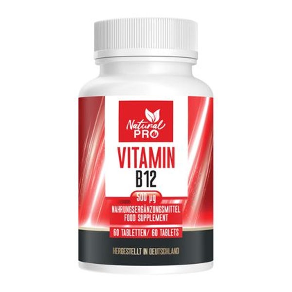 Natural Pro | Vitamin B12 500 µg HOCHDOSIERT 60 St